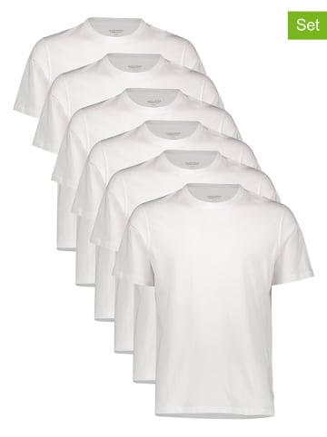 Jack & Jones Koszulki (5 szt.) "Jjeorganic" w kolorze białym