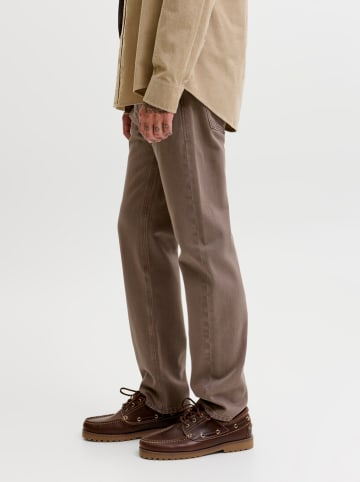 Jack & Jones Spijkerbroek "Jjichris Jjoriginal" - loose fit - lichtbruin
