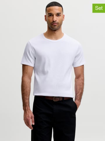 Jack & Jones 2-delige set: shirts "Jjeorganic" wit
