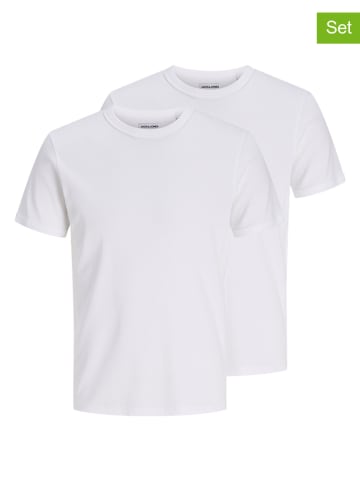 Jack & Jones 2-delige set: shirts "Jjeorganic" wit
