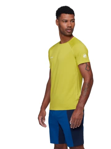 Mammut Koszulka sportowa "Ducan FL" w kolorze żółtym