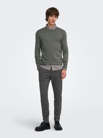 ONLY & SONS Sweter "Onswyler" w kolorze szarym