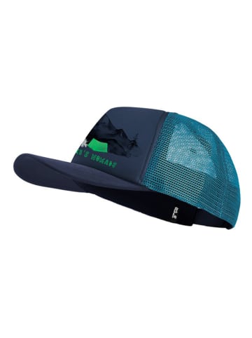 Jack Wolfskin Cap in Dunkelblau/ Türkis