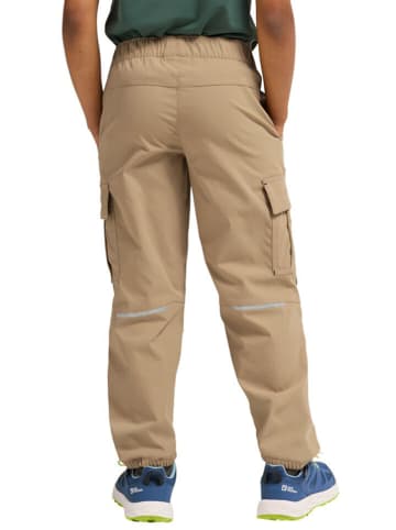 Jack Wolfskin Funktionshose in Beige/ Schwarz