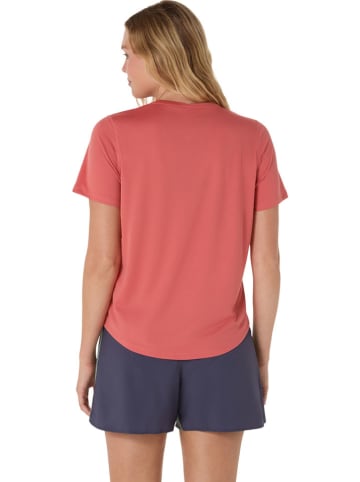 asics Laufshirt in Pink