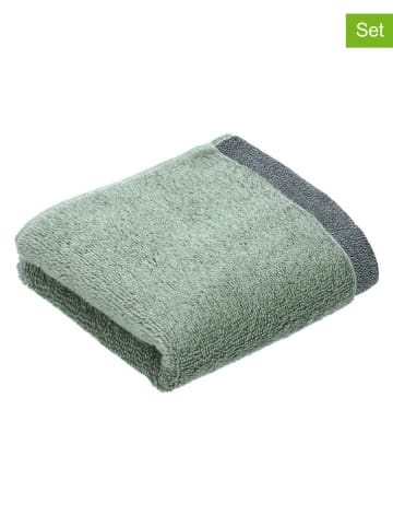 Bugatti 2-delige set: gastendoeken  ''Prato'' mintgroen - (L)50 x (B)30 cm