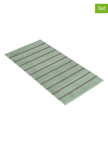 Bugatti Ręczniki (2 szt.) "Bellano" w kolorze miętowym dla gości - 50 x 30 cm