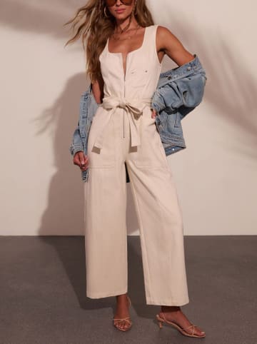 Milan Kiss Jumpsuit in Creme