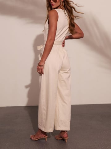 Milan Kiss Jumpsuit in Creme
