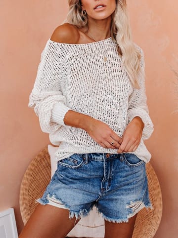 Milan Kiss Pullover in Creme