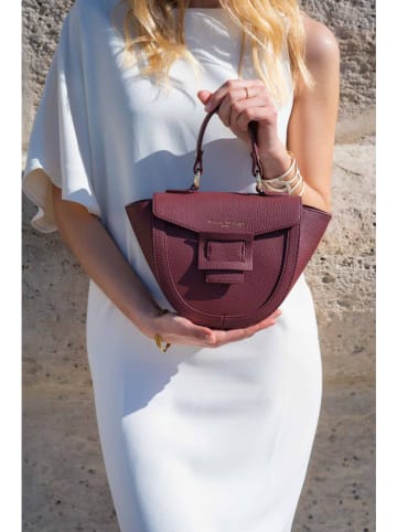 maison héritage PARIS Leren handtas "Votti" bordeaux - (B)20 x (H)20 x (D)8 cm