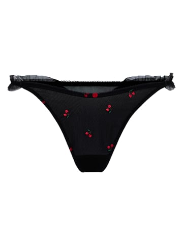 Hunkemöller Stringi w kolorze czarnym