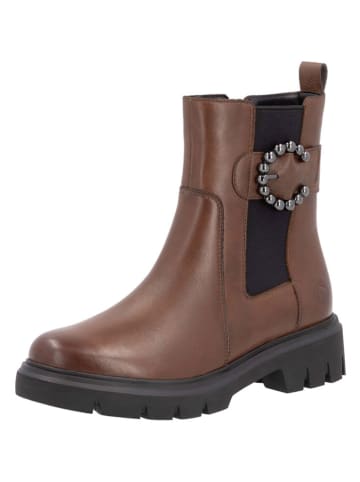 remonte Leder-Boots in Hellbraun