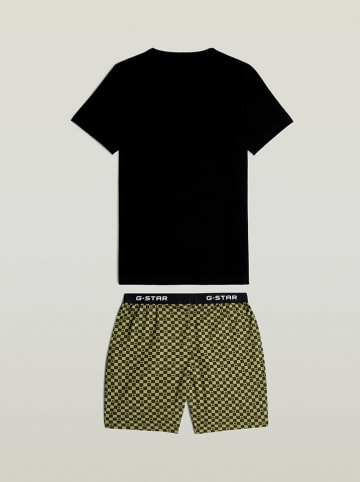 Pyjama kaki/zwart