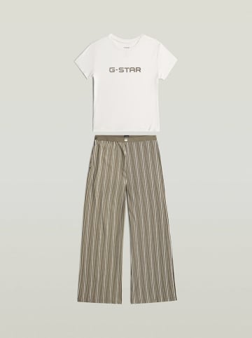 G-Star Pyjama wit/kaki