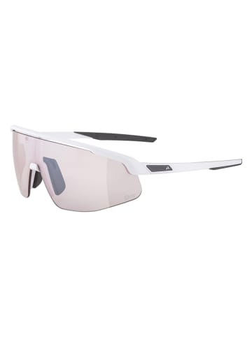 Alpina Unisex-Sportbrille "Turbo Pro Q-Lite" in Weiß