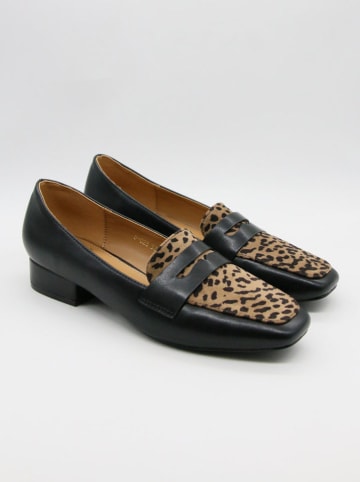 Bellucci Mocassins zwart/beige