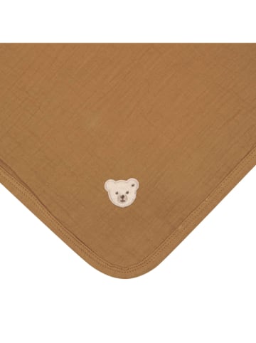Steiff Wickeldecke in Hellbraun - (L)46 x (B)33 x (H)4 cm
