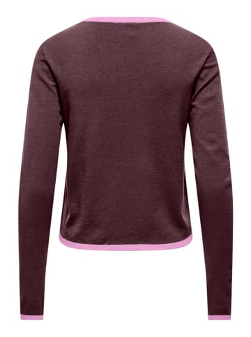ONLY Sweter w kolorze brązowym