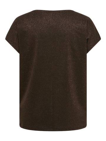 ONLY Carmakoma Bluse in Braun