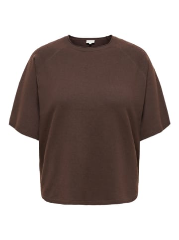ONLY Carmakoma Strickbluse bruin