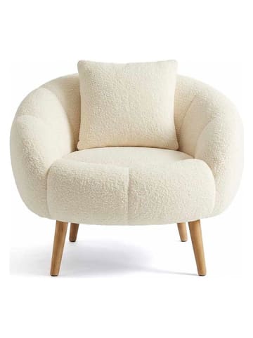 Scandinavia Concept Fauteuil ''Lida'' wit - (B)75 x (H)100 x (D)42 cm