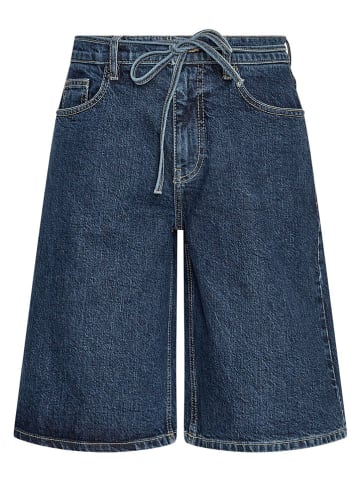 MOSS COPENHAGEN Jeans-Bermudas in Dunkelblau