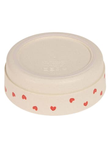 Lässig Schale "Happy Rascals Heart" in Beige - Ø 13,4 cm