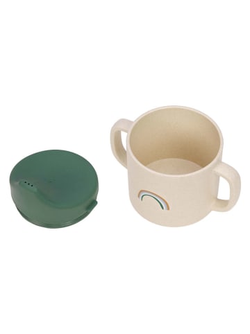Lässig Trinklernbecher "Happy Rascals Smile" in Beige - (B)7 x (H)10 x (T)11,5 cm