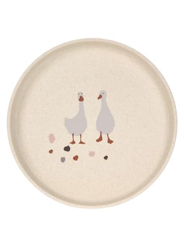 Lässig Teller "Goose" in Beige - Ø 18 cm