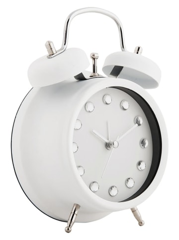 Karlsson Wekker ''Glam'' wit - (B)11,8 x (H)17 x (D)5,5 cm
