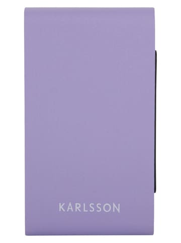Karlsson Wecker ''Funky Vibes'' in Gelb/ Lila - (B)9,5 x (H)11,5 x (T)6,5 cm