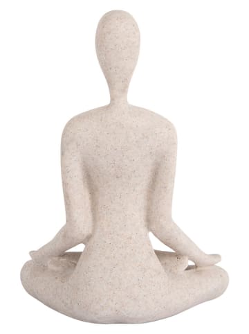 Present Time Decoratief figuur ''Open Lotus'' beige - (B)15 x (H)21 x (D)11 cm
