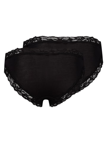 Skiny 2er-Set: Slips in Schwarz