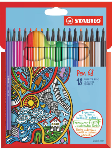 STABILO Filzstifte ''Pen 68'' - 18 Stück