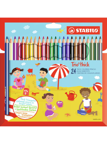 STABILO Dreikant-Buntstifte "STABILO Trio dik" - 24 stuks