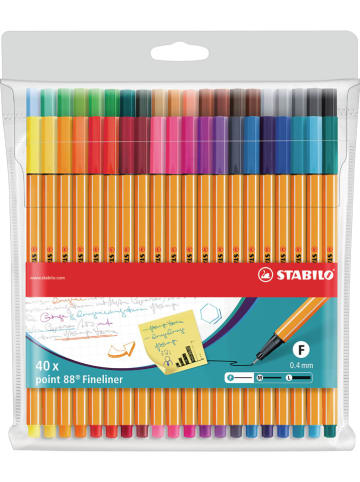 STABILO Fineliners ''STABILO point 88'' - 40 stuks