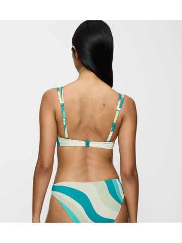 Triumph Biustonosz bikini "Summer Mix & Match" w kolorze turkusowo-kremowym