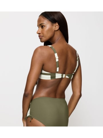Triumph Biustonosz bikini "Summer Allure" w kolorze biało-oliwkowym
