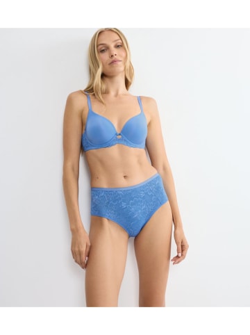 Triumph Pełne figi high waist "Amourette Charm" w kolorze błękitnym