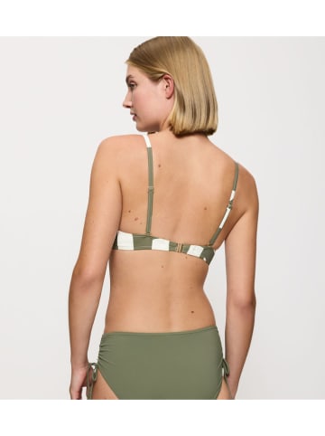 Triumph Biustonosz bikini "Summer Allure" w kolorze biało-oliwkowym