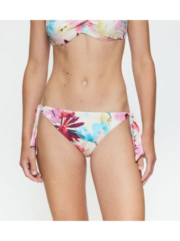 Triumph Figi bikini "Summer Fleur" w kolorze jasnoróżowym ze wzorem