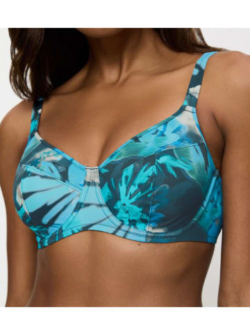 Triumph Bikinitop "Summer Fleur" blauw