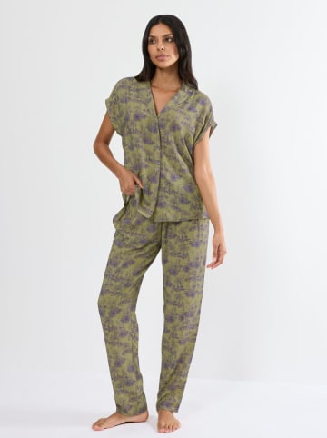 Triumph Pyjama "Boyfriend Fit" in Khaki