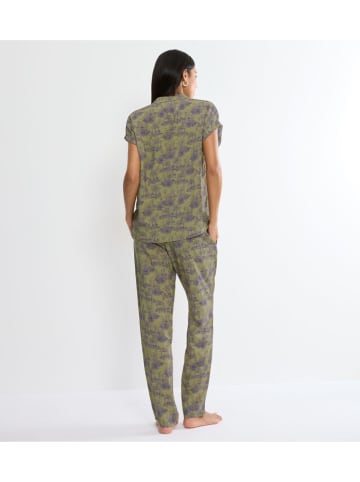 Triumph Piżama "Boyfriend Fit" w kolorze khaki