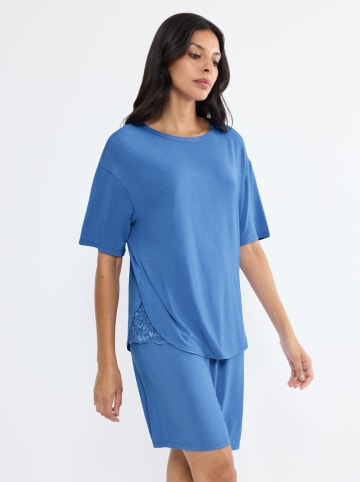 Triumph Pyjama "Timeless Sensuality" blauw