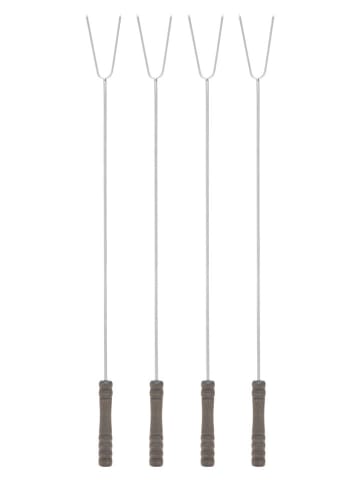 Mustang 4er-Set: Edelstahl-Würstchenspieße - (L)67,5 cm