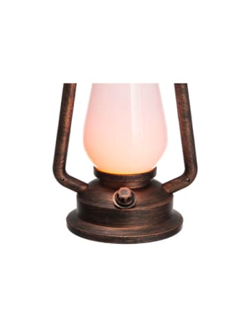 Tarmo LED-Laterne in Braun - (B)17 x (H)31 x (T)14 cm