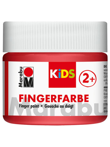 Marabu Fingerfarbe "Rot 232", 100 ml - ab 2 Jahren