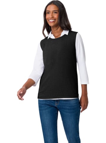 Heine Stricktop in Schwarz